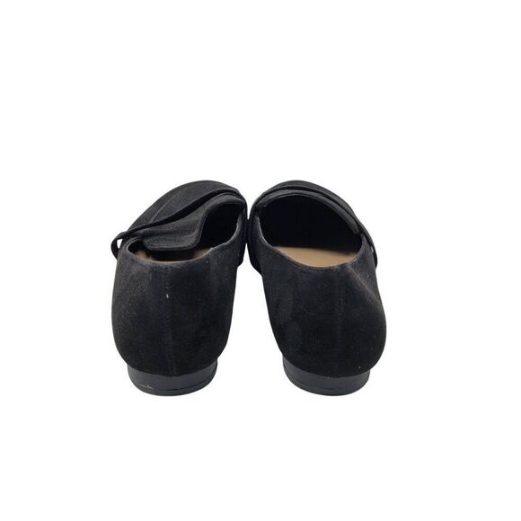 Torrid Womens Black Vegan Faux Suede Slip On Loafers Sz 7 Comfortable Shoes - Picture 7 of 10